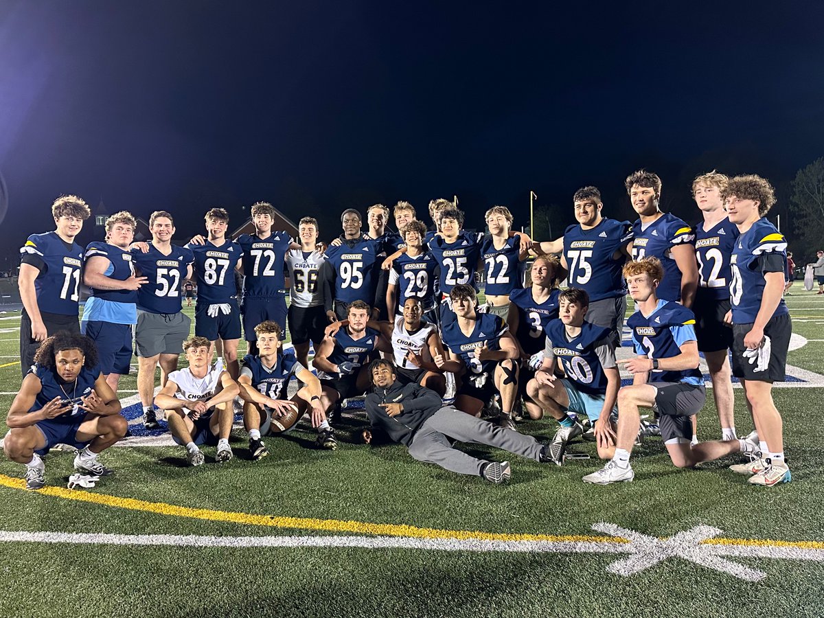 Choate Rosemary Hall Football π (@crhfootball) on Twitter photo Team 126 had an incredibly successful first showcase. A big thank you to <a href="/Coach_Mella/">Bill Mella</a> and the <a href="/CAcatsFB1794/">Cheshire Academy Football</a> team for hosting an amazing event and welcoming us!
Coaches, make sure to come to the showcase at Choate next Tuesday at 6:15 pm!
#CRANKIT #team126 #gochoate Team 126 had an incredibly successful first showcase. A big thank you to <a href="/Coach_Mella/">Bill Mella</a> and the <a href="/CAcatsFB1794/">Cheshire Academy Football</a> team for hosting an amazing event and welcoming us!
Coaches, make sure to come to the showcase at Choate next Tuesday at 6:15 pm!
#CRANKIT #team126 #gochoate