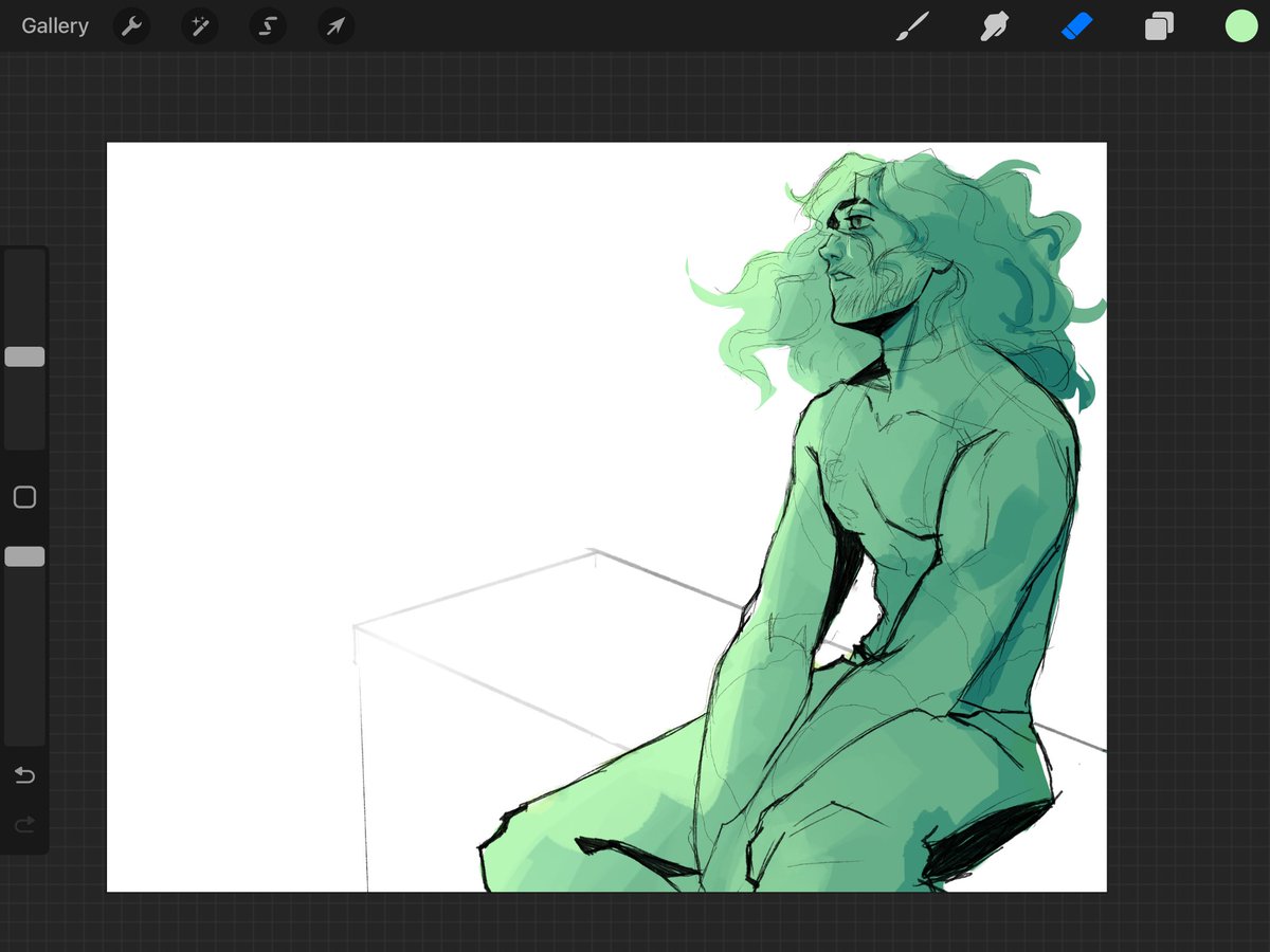 Neptunelogs's tweet image. Dnd character sketch 

#dndart #DnDcharacter