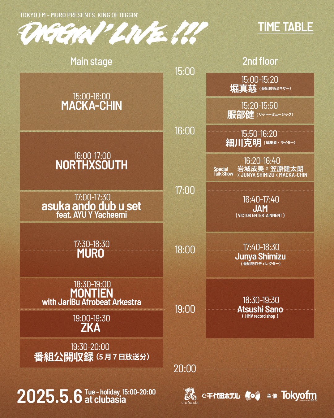 TOKYO FM80.0Mhz MURO presents『KING OF DIGGIN TOKYO FM80.0Mhz MURO presents『KING OF DIGGIN