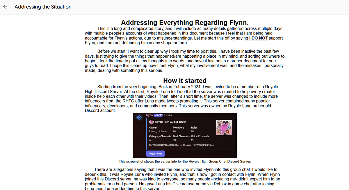 BrothersCroc's tweet photo. Heres the whole doc if she wants to private it ❤️ (rest in replies) https://t.co/Hn5DoeCLCQ