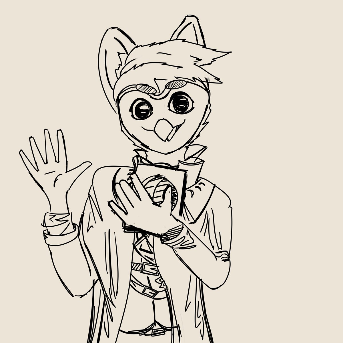 DailyKatastrofy's tweet photo. #art #sketch #owl #furry #artwork #sketchart #Noob #amateur 
Just an art of my dnd character https://t.co/QTareUNHdQ