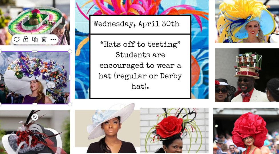 🎩🧢🎓
Hats off to testing!

Today we’re tipping our caps to our hard-working scholars as they prepare to tackle the KSA! 🎯💪

Wear your favorite hat—Derby style or classic cap—and show that sharp mind some style! 🏇📝🎓

#KSAReady #KlondikeProud #DerbySeasonStyle