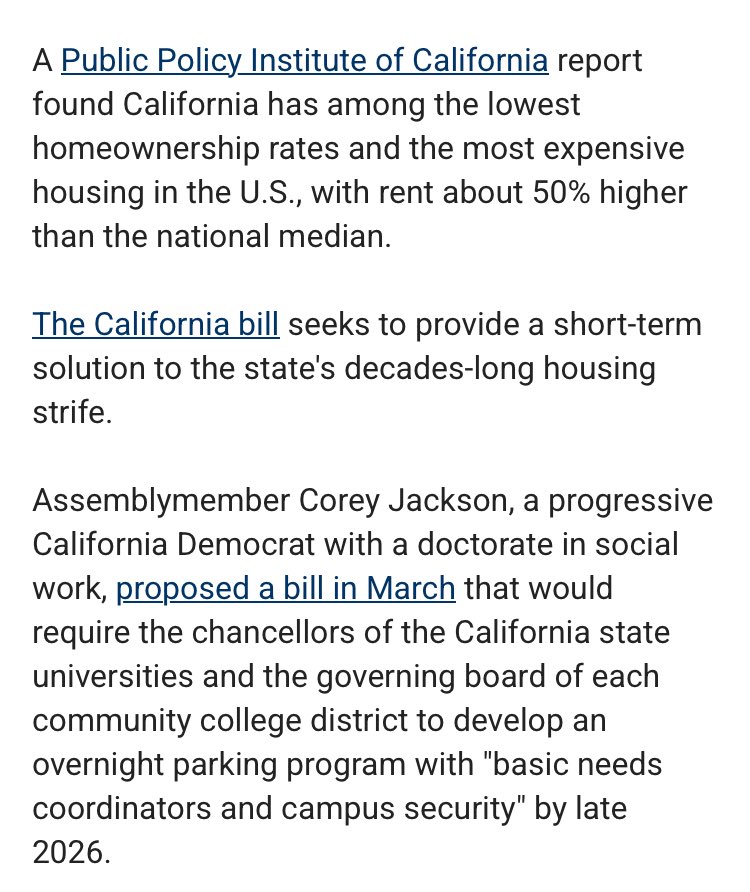 This is what you get when you combine a California Democrat with a doctorate in Social work and rent 50% above average median- A homeless camp at College. Wow. Just wow🤦🏼‍♀️
