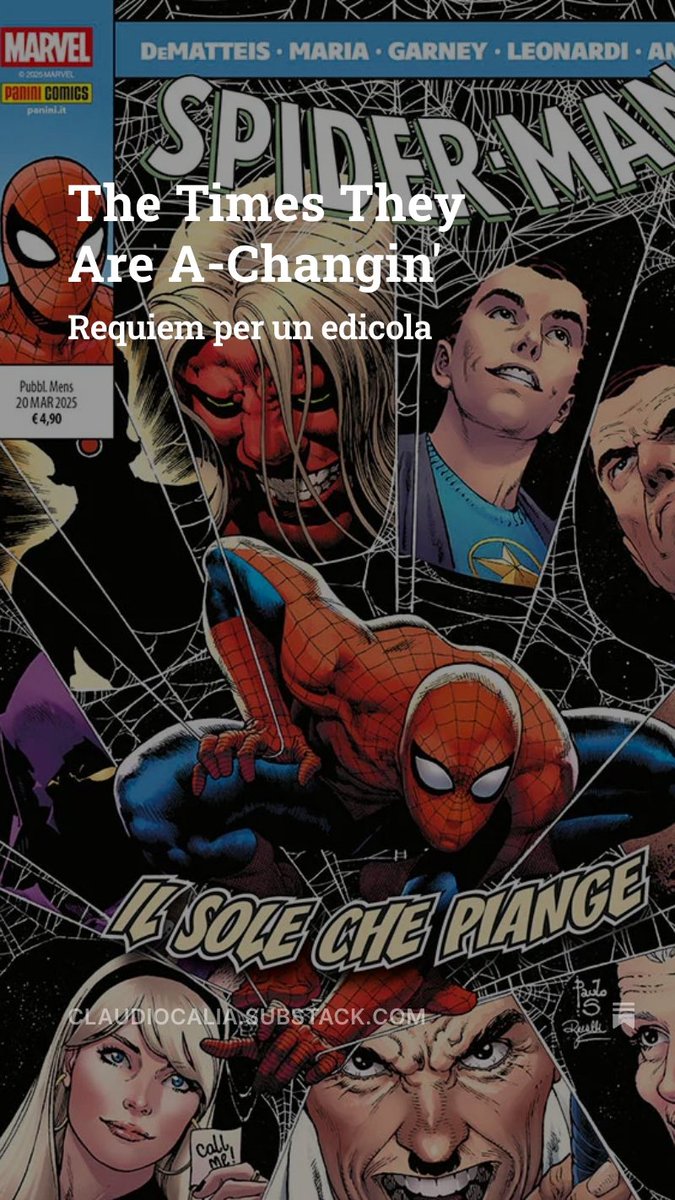 Mercoledì! Ci sono i #maledettifumetti! 
Qui: open.substack.com/pub/claudiocal…