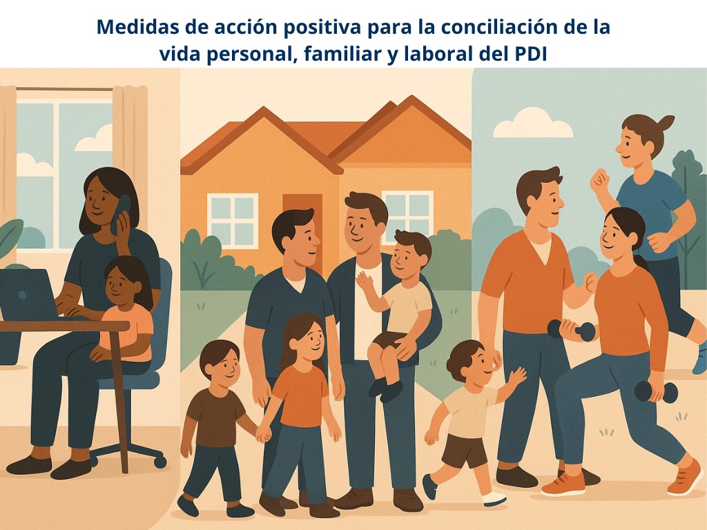 ¡Abierta la convocatoria!
Medidas de Acción Positiva para la conciliación de la vida personal, familiar y laboral del PDI

📢 Ampliado plazo de solicitudes hasta el domingo 4 de mayo a las 23:59.

información: u.uma.es/glx/
Presenta tu solicitud: u.uma.es/glw/