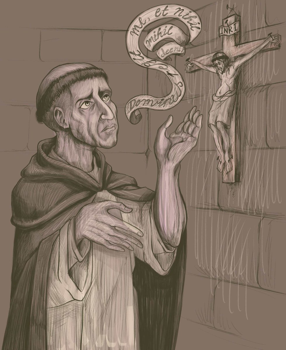 I always draw Savonarola being a little funny friar, but rarely (if ever) being a pious priest