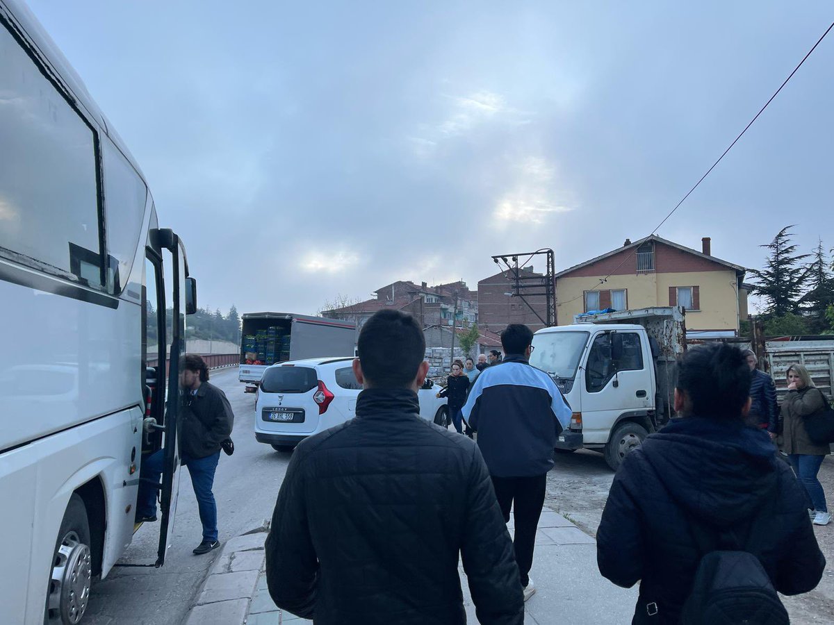 Bu sabah Yanık Kahve'de işçileri #1Mayıs'ta TKP kortejine çağırdık.