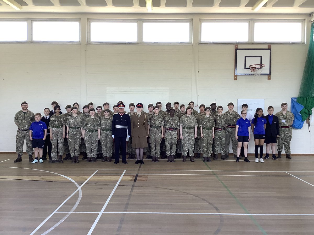 Delighted to attend Sir Christopher Hatton Academy CCF yesterday and meet cadets and CCF adult staff/volunteers and observe parade.  I was accompanied by my CCF Cadet  Georgia Bignell, a student at the school. <a href="/CcfScha/">SCHA_CCF</a>