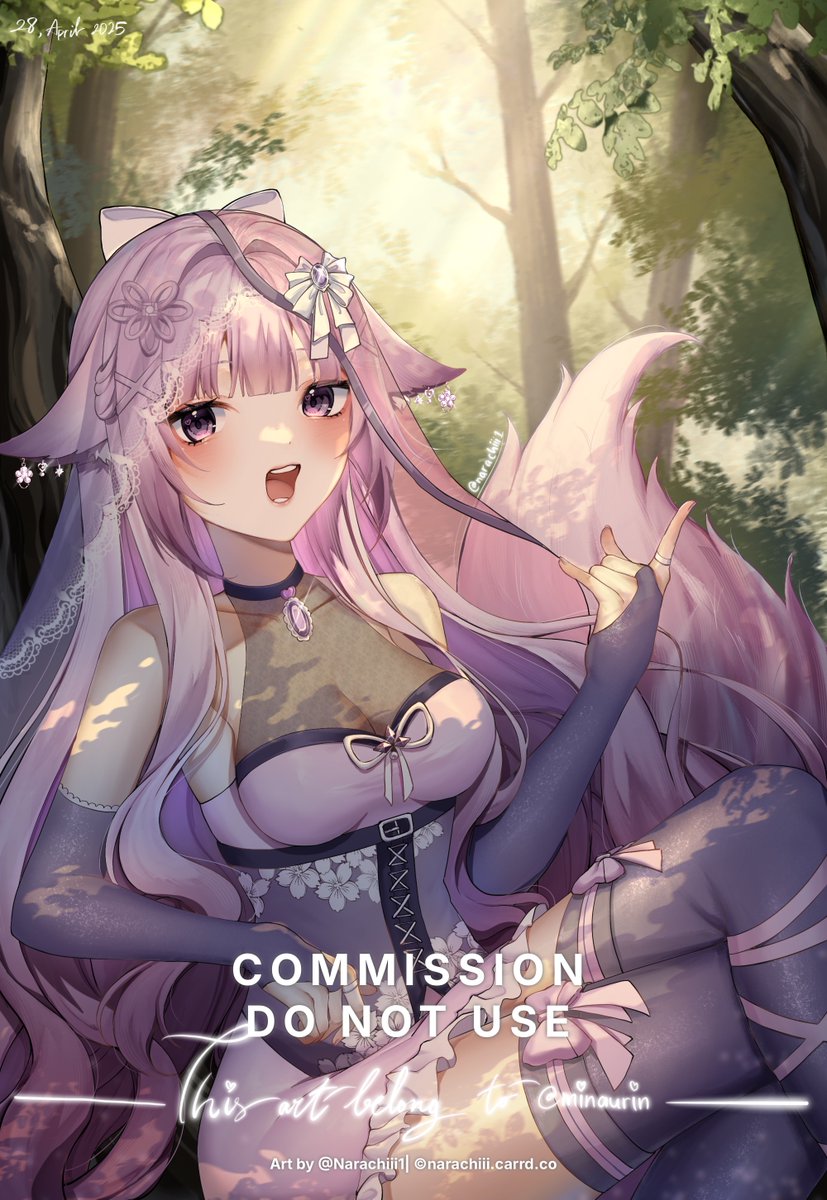 Commission for @/minaurin💜

#Commission #VGenComm #minaurinart