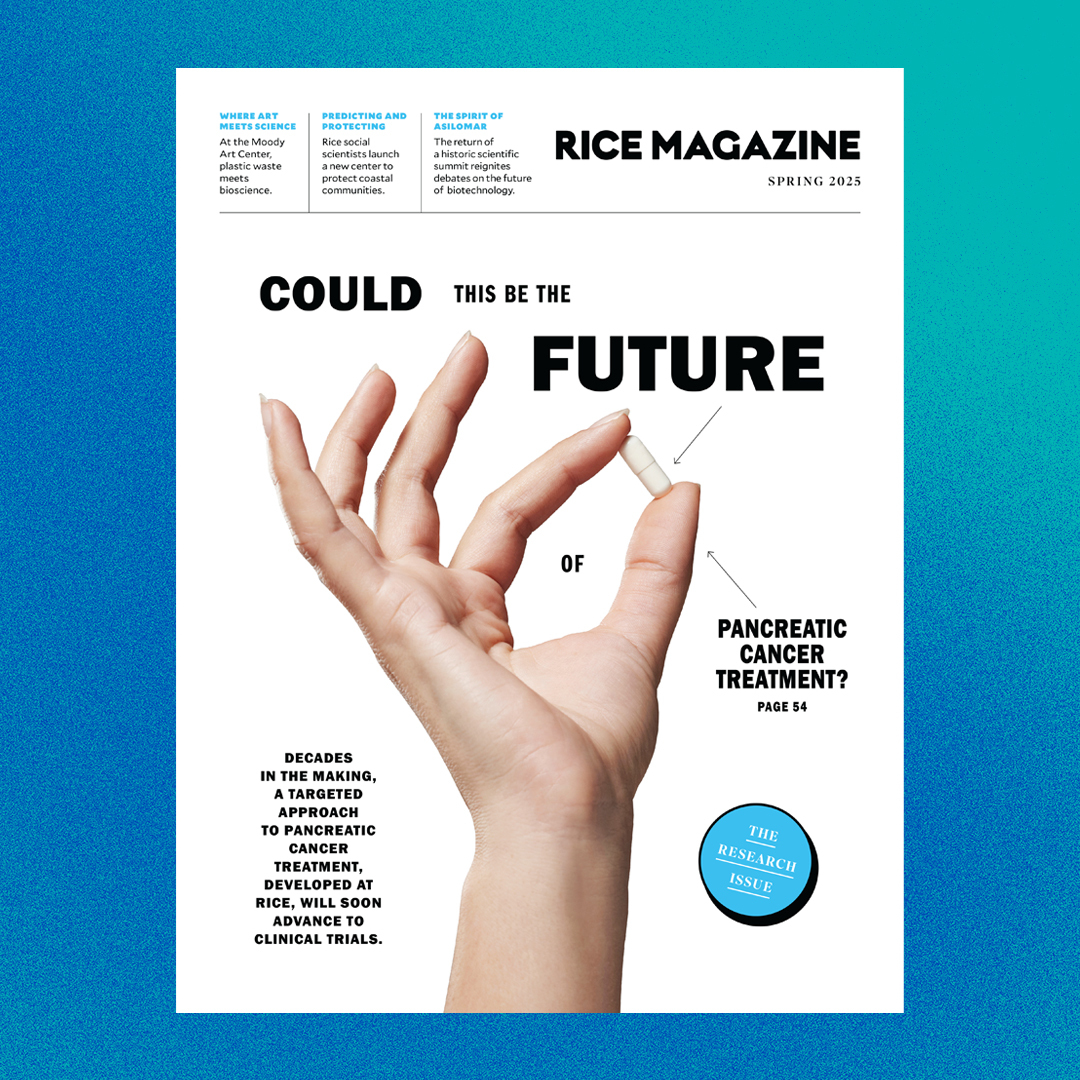 Rice University (@riceuniversity) on Twitter photo Explore the spring edition of Rice Magazine for an inside look at groundbreaking research at Rice. This issue highlights the transformative power of discovery, showcasing how Rice’s research efforts lead to real-world, life-changing results.
🔗 magazine.rice.edu Explore the spring edition of Rice Magazine for an inside look at groundbreaking research at Rice. This issue highlights the transformative power of discovery, showcasing how Rice’s research efforts lead to real-world, life-changing results.
🔗 magazine.rice.edu