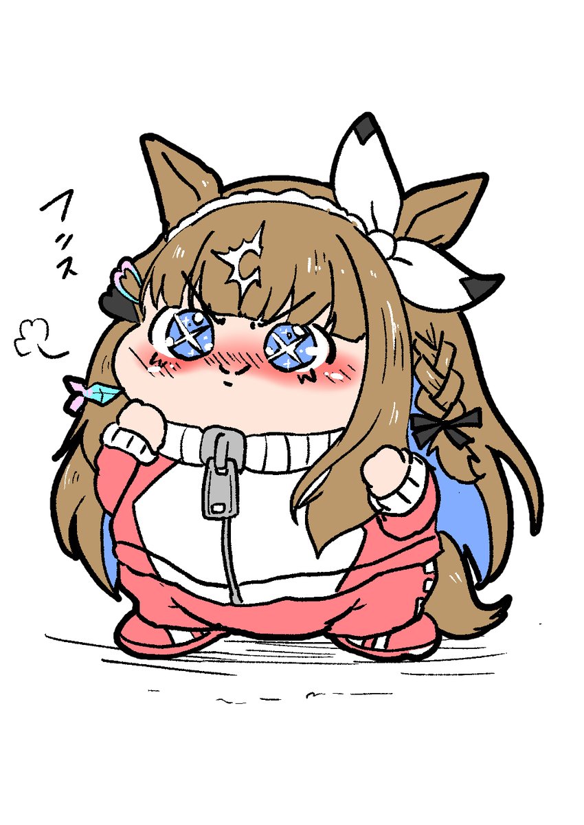 #今月描いた絵を晒そう 
今月もモチモチだね 