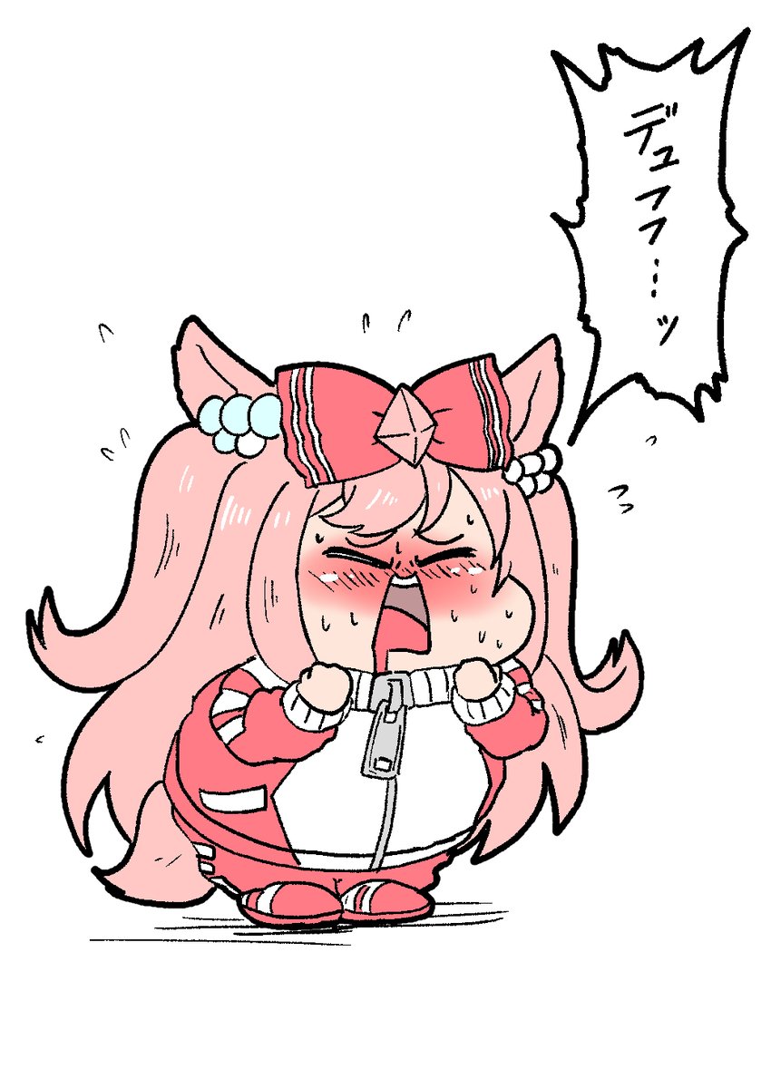 #今月描いた絵を晒そう 
今月もモチモチだね 