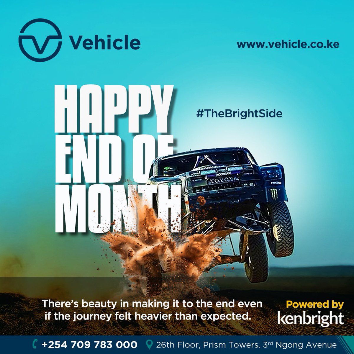 VehicleKe's tweet image. Happy End of Month
 Some days felt like mountains, others like mud but look at you, standing at April’s finish line?
 
Quiet wins count too. Here’s to the beauty of making it through.
 
#EndOfMonth #TheBrightSide