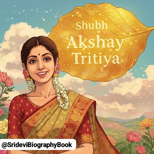 Sridevi Biography Book (@sridevimemoir) on Twitter photo Wishing everyone a very happy Akshaya Tritiya.
#Sridevi #AkshayaTritiya
<a href="/SrideviBKapoor/">SRIDEVI BONEY KAPOOR</a> <a href="/BoneyKapoor/">Boney Kapoor</a> #JanhviKapoor #KhushiKapoor <a href="/AuthorDhiraj/">Dhiraj Kumar</a>
#SrideviBiographyBook Wishing everyone a very happy Akshaya Tritiya.
#Sridevi #AkshayaTritiya
<a href="/SrideviBKapoor/">SRIDEVI BONEY KAPOOR</a> <a href="/BoneyKapoor/">Boney Kapoor</a> #JanhviKapoor #KhushiKapoor <a href="/AuthorDhiraj/">Dhiraj Kumar</a>
#SrideviBiographyBook