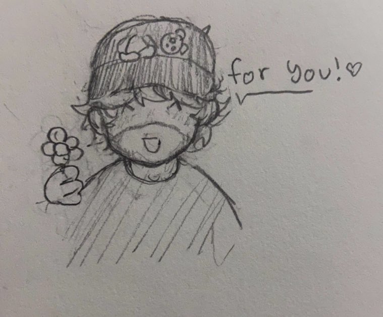Spnplvr's tweet photo. He offers flower ! https://t.co/GJUjksb6wP
