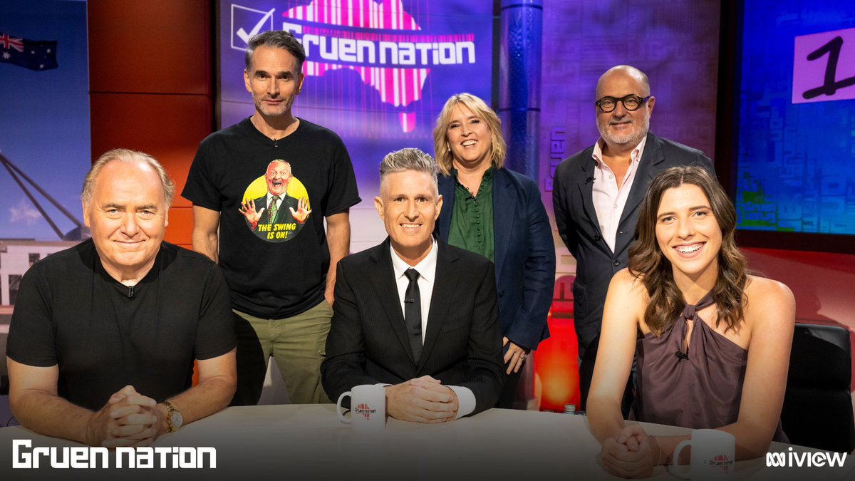 The Gruen Team (@gruenhq) on Twitter photo On the panel tonight, Toby Ralph, Todd Sampson (<a href="/toddsampsonOz/">Todd Sampson</a>), Annie O’Rourke, Russel Howcroft (<a href="/howcroft/">Russel Howcroft</a>) and Hannah Ferguson (<a href="/cheekmediaco/">Cheek Media Co.</a>). #Gruen 8pm on <a href="/ABCTV/">abctv</a> & ABC iview. On the panel tonight, Toby Ralph, Todd Sampson (<a href="/toddsampsonOz/">Todd Sampson</a>), Annie O’Rourke, Russel Howcroft (<a href="/howcroft/">Russel Howcroft</a>) and Hannah Ferguson (<a href="/cheekmediaco/">Cheek Media Co.</a>). #Gruen 8pm on <a href="/ABCTV/">abctv</a> & ABC iview.