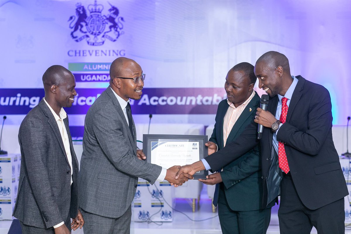 Chevening Alumni Uganda (@cheveninguganda) on Twitter photo The Chevening Alumni Association of Uganda would like to shine a spotlight on our incredible partnership with <a href="/CavendishUg/">Cavendish University Uganda</a> for the "Shaping Leadership and Good Governance" Project, running from September 2024 to April 2025. 🥳
Together, we made meaningful impact and have paved The Chevening Alumni Association of Uganda would like to shine a spotlight on our incredible partnership with <a href="/CavendishUg/">Cavendish University Uganda</a> for the "Shaping Leadership and Good Governance" Project, running from September 2024 to April 2025. 🥳
Together, we made meaningful impact and have paved