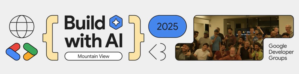 SVFlutter's tweet image. We are partnering with GDG Mountain View to bring you an amazing opportunity to develop and deploy AI-powered solutions with Flutter in your apps. Hands-on introduction to AI agents, agentic workflows and so much more.
RSVP here : lnkd.in/gtWZCZ6g
#ai #flutterdev