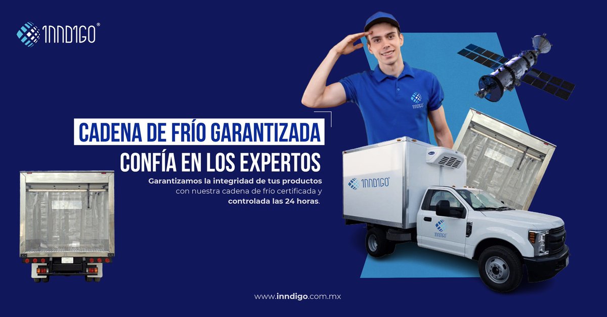 Inndigomx's tweet photo. Garantizamos tu cadena de frío 24/7 con monitoreo constante y refrigeración certificada.
En Inndigo, la integridad de tus productos es nuestra prioridad.
🔗 https://t.co/4Lh4dQrPNl https://t.co/0zMx3ehrTZ