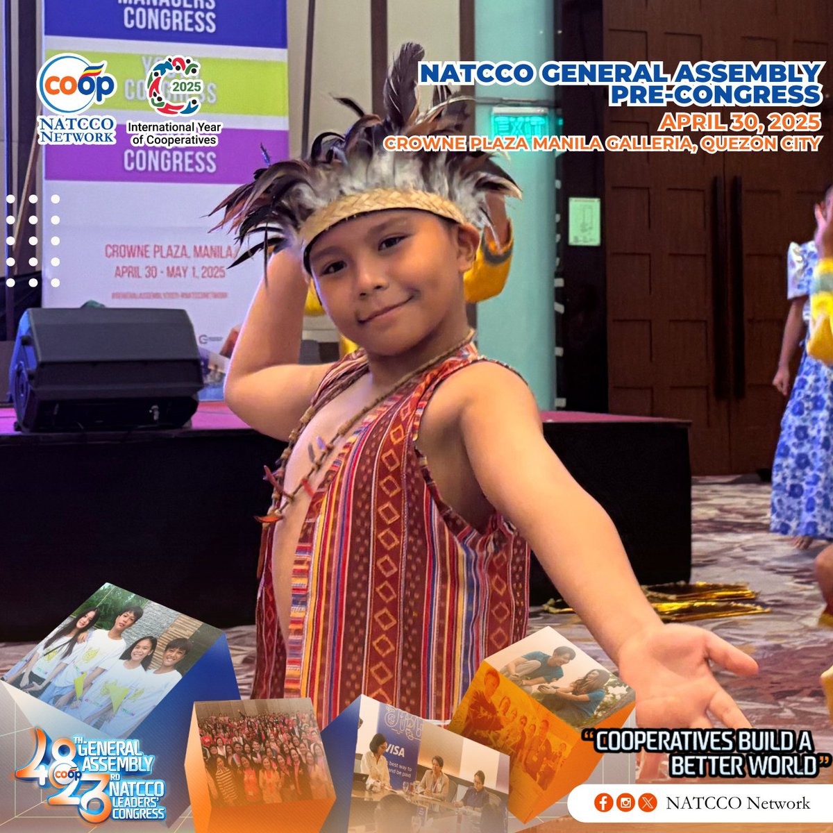 natcconetwork's tweet image. For the first time, NATCCO’s Managers, Youth, and Gender and Development champions came together in a shared opening ceremony—a historic moment of unity, leadership, and shared advocacy.

#NATCCONetwork #OneMovement #InclusiveCooperatives #PreCongress2025 #CoopsBuildABetterWorld