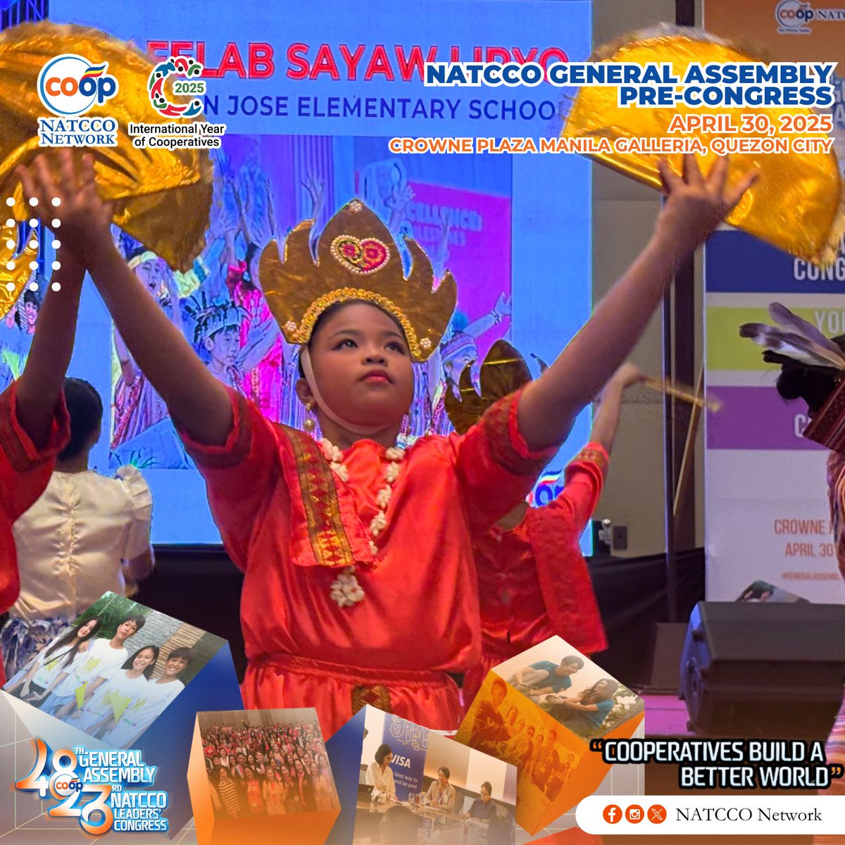 natcconetwork's tweet image. For the first time, NATCCO’s Managers, Youth, and Gender and Development champions came together in a shared opening ceremony—a historic moment of unity, leadership, and shared advocacy.

#NATCCONetwork #OneMovement #InclusiveCooperatives #PreCongress2025 #CoopsBuildABetterWorld