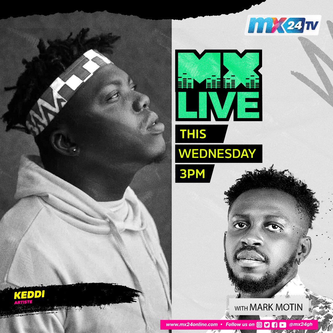 Keddi_gh's tweet photo. I’m doing Daybreak Hitz with Andy Dosty and Doreen Abii this morning and MIX LIVE with Mark Motion on #Mx24tv at 3pm later today. Let’s get it🙏🏾 https://t.co/CKH5hWbafk