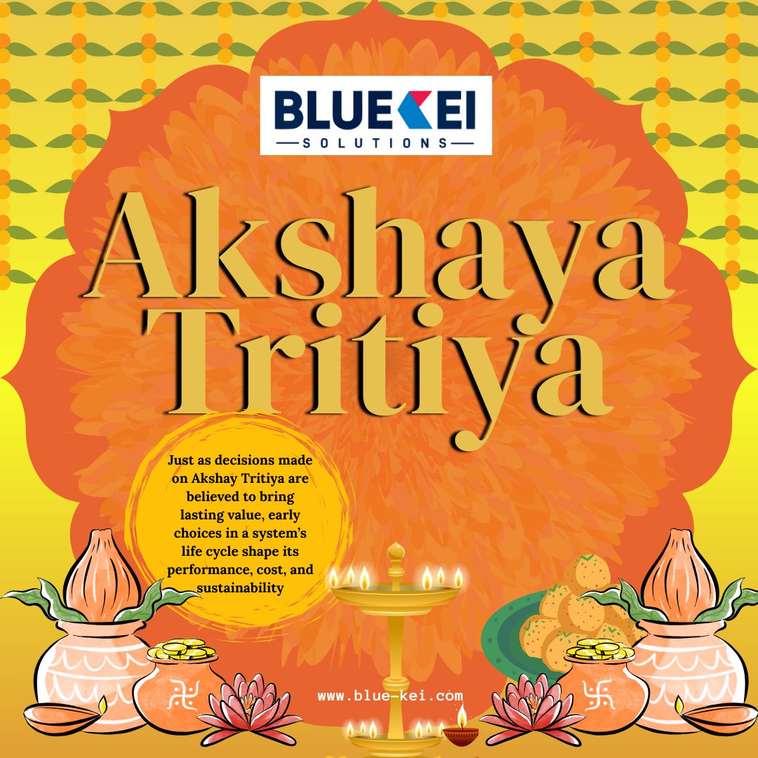 ConnectBlueKei's tweet photo. Akshay Tritiya &amp; Lifecycle Thinking 🌿
Early choices shape outcomes.
Balance builds lasting value.
In tech or tradition—invest early, think big.
#AkshayTritiya #SystemsEngineering #BlueKeiSolutions #SystemsThinking https://t.co/7uJQAyLP24