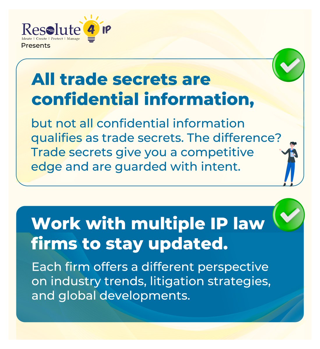 Know Your Secrets

#IPTipsWithResolute4IP #TradeSecrets #LegalTips #IPInsights #InnovationProtection #LegalBasics #BrandProtection #IPStrategy #IPAwareness