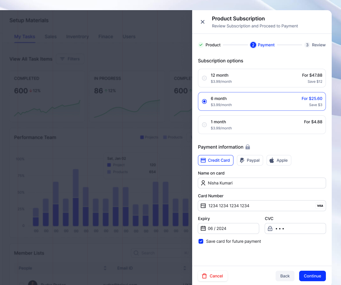 ✨Side Panel - Subscription

w/ brixui.com