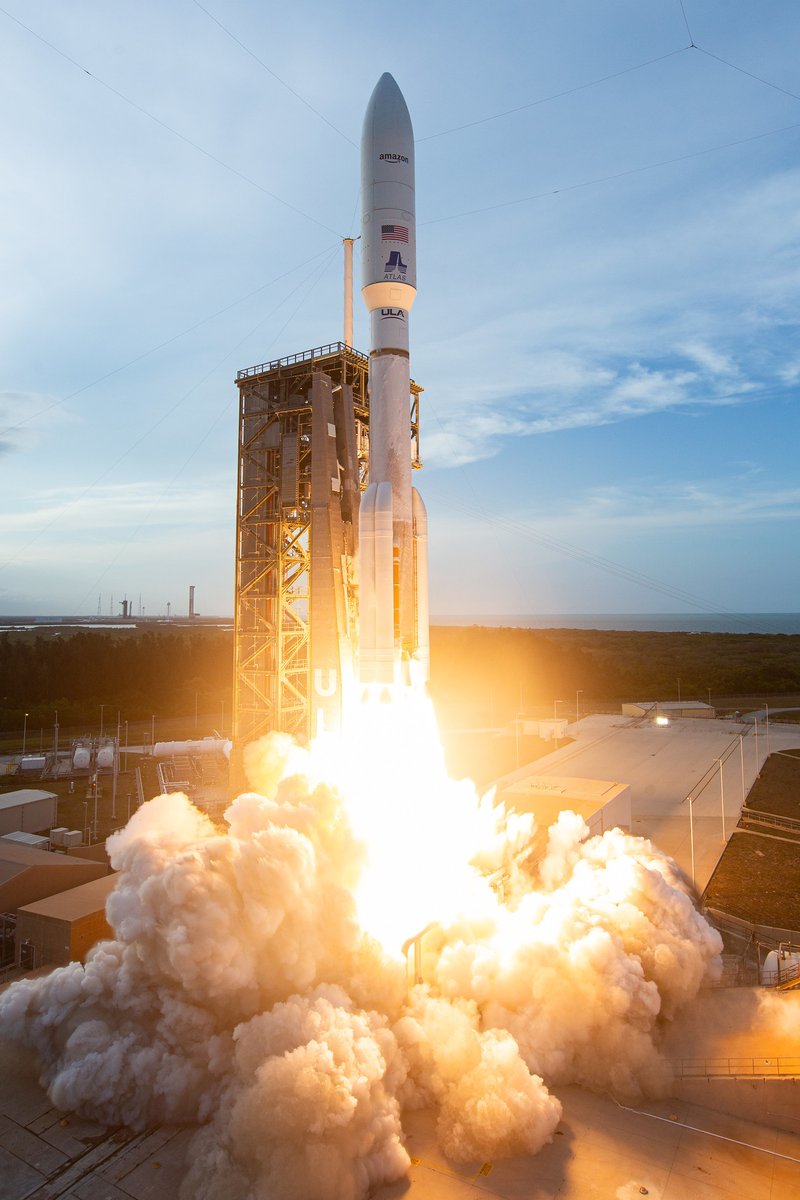 fronteiraespac1's tweet photo. O lançamento dos primeiros 27 satélites do Projeto Kuiper da Amazon ocorreu em 28 de abril de 2025, na Estação da Força Espacial de Cabo Canaveral, Flórida,
A missão, chamada Kuiper Atlas 1 (KA-01), utilizou um foguete Atlas V da United Launch Alliance (ULA) https://t.co/iiZnXsGotb