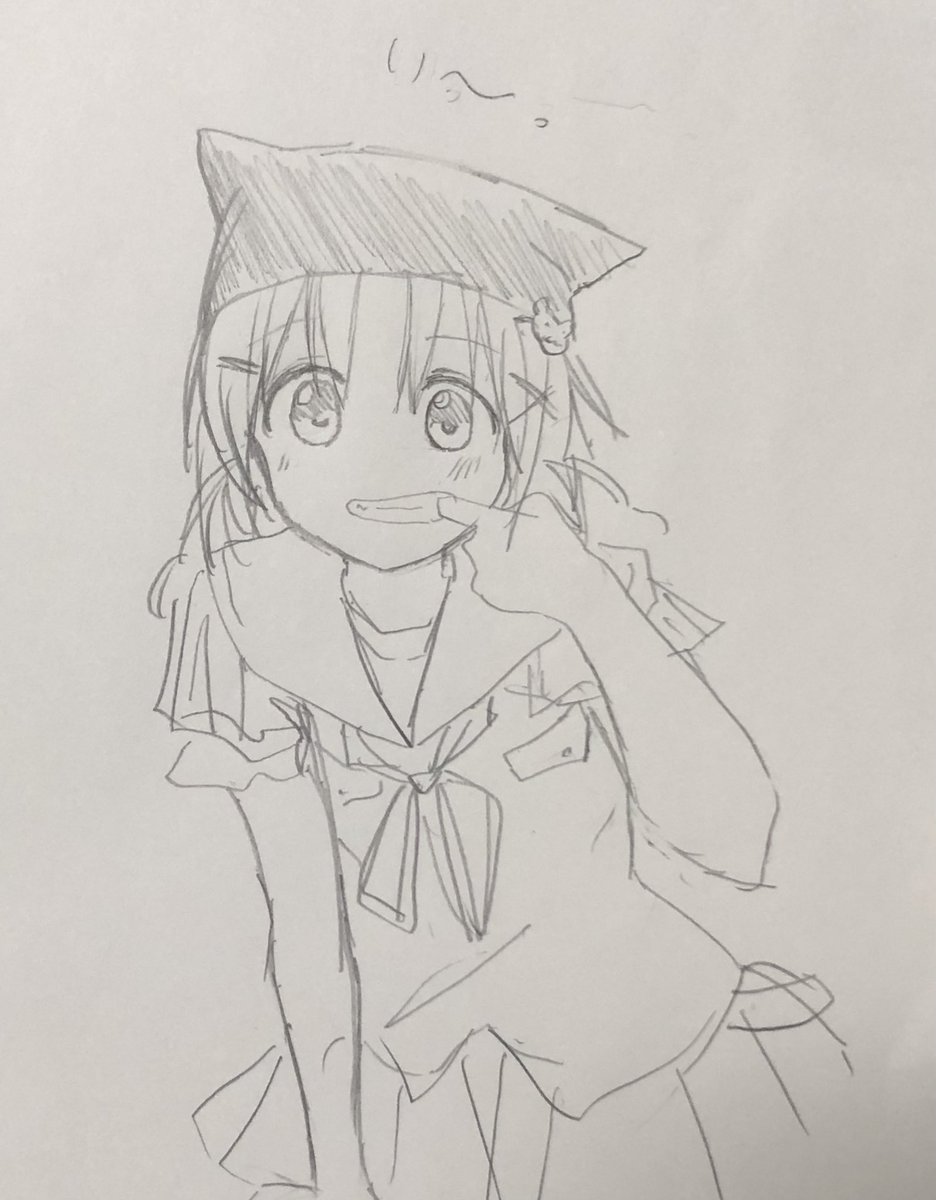 いーっ！
#イラスト
#がっこうぐらし