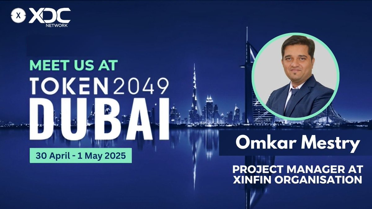 Omkar Mestry - XDC Network tweet media