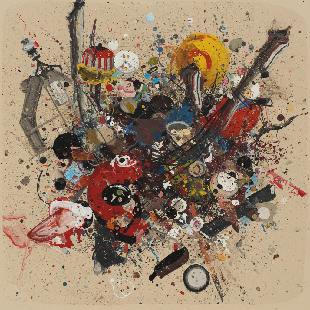 FractAI_pj's tweet image. 【FractAI Quiz #58】
These images were generated using the prompt:
“The opposite of [a word]”

The AI guessed: destruction
From chaos to order — it drew a line between fracture and form.

What word do you think inspired these images?

#FractAI #AIart #VisualQuiz #AIQuiz