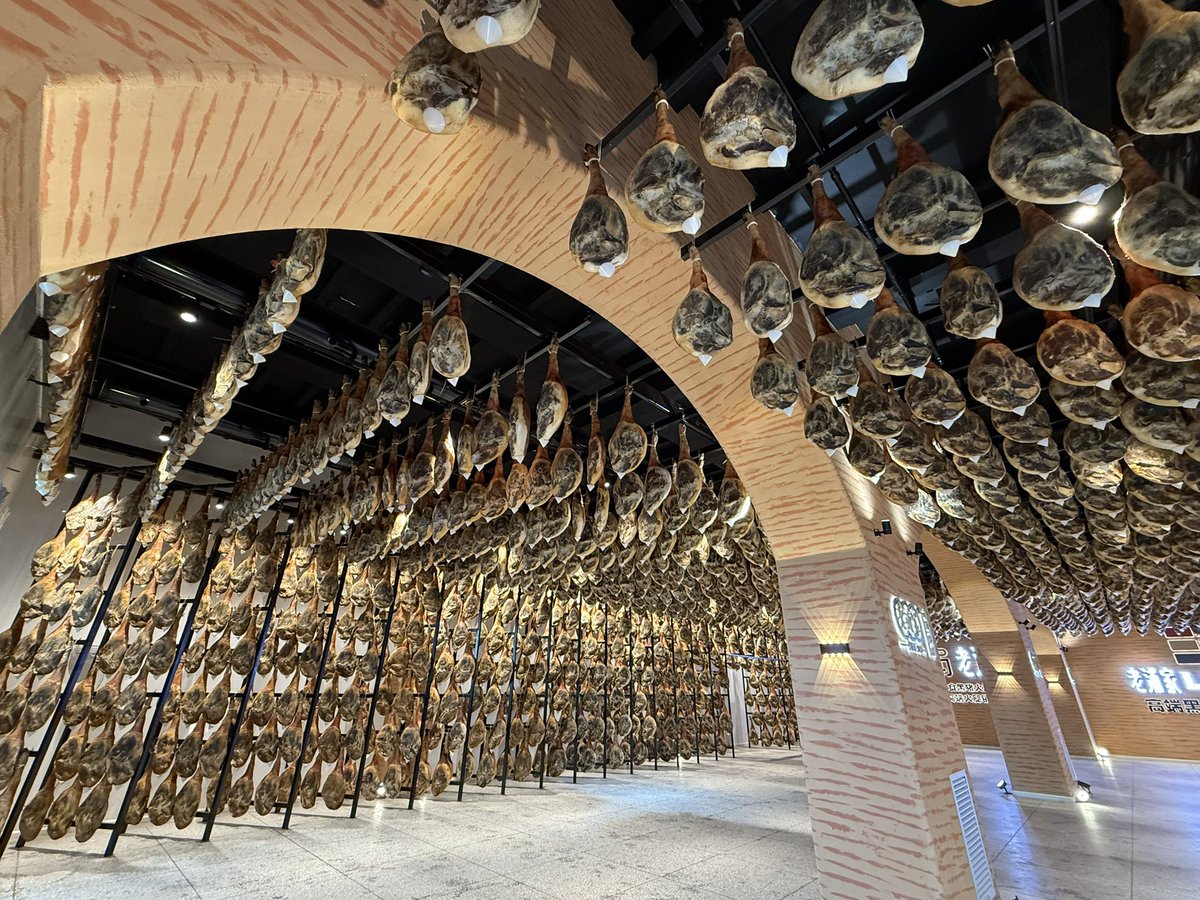 yangblablabla's tweet photo. Xuanwei, a county-level city in southwest China’s Yunnan Province, is renowned for its signature hams—a delicacy that has grown into a pillar industry. In 2024, the city produced 70,000 tons of ham, generating a total output value of approximately $1.58 billion. #xuanweiham https://t.co/n7G2DkR47q