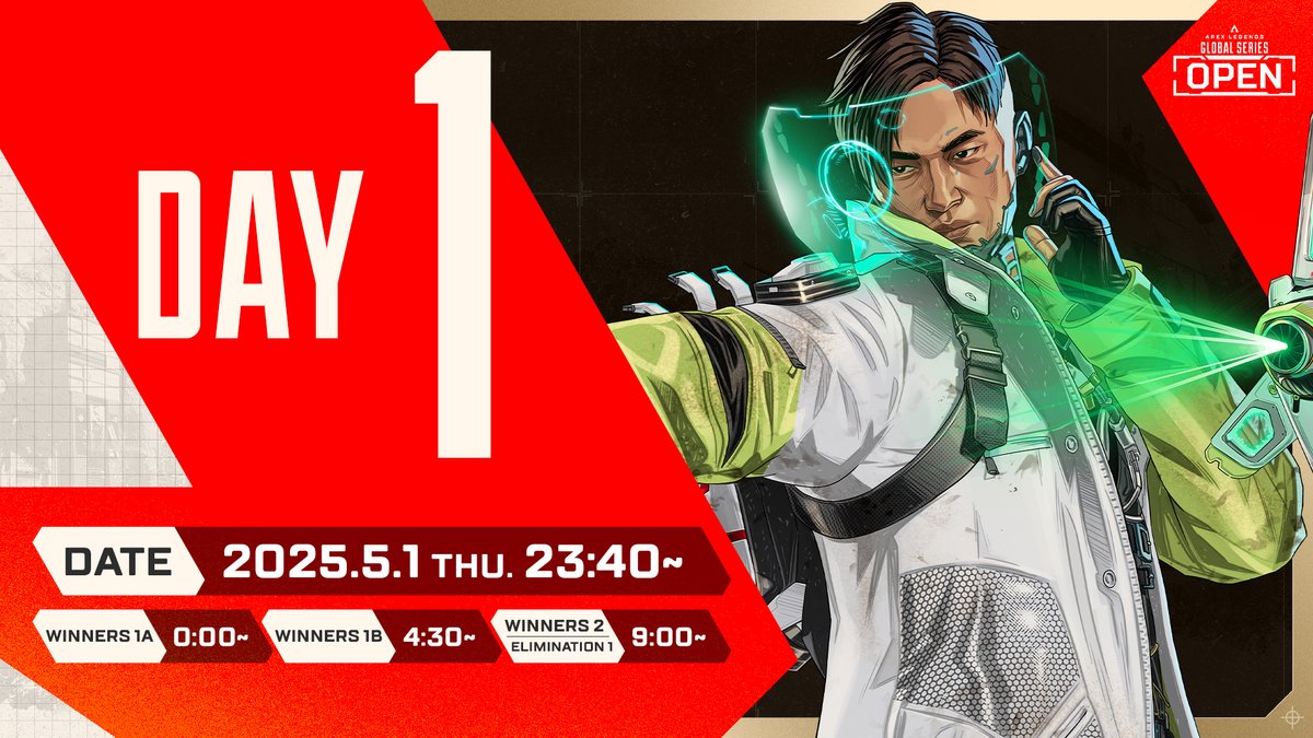 ALGS_JP's tweet image. #ALGSOpen

各地域から総勢160チームが集う過去最大級のオフライントーナメント
いよいよ明日から開幕⚔️

🏟️会場
New Orleans Ernest N. Morial Convention Center
アメリカ ルイジアナ州ニューオリンズ

5/1(木) 【23:40〜】配信開始START⚡️

🎥配信チャンネル
🔴YouTube: youtu.be/Y6qqYmPkAGk…