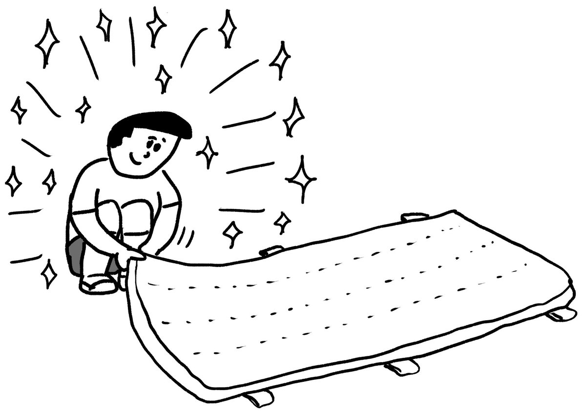 マットの耳をしまうときに一番輝く
#おほまんが