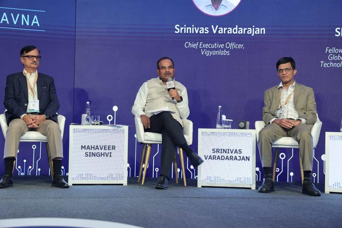 Carnegie India (@carnegieindia) on Twitter photo At the 9th #GlobalTechSummit, Urmi Tat, Bikas Kumar Singh, <a href="/MahavirSinghvii/">Mahaveer Singhvi</a>, Srinivas Varadarajan, and <a href="/Shruti_2192/">Shruti Sharma</a> discussed how India can lead the way in building sustainable #AI infrastructure, balancing innovation with environmental responsibility.
Watch: At the 9th #GlobalTechSummit, Urmi Tat, Bikas Kumar Singh, <a href="/MahavirSinghvii/">Mahaveer Singhvi</a>, Srinivas Varadarajan, and <a href="/Shruti_2192/">Shruti Sharma</a> discussed how India can lead the way in building sustainable #AI infrastructure, balancing innovation with environmental responsibility.
Watch: