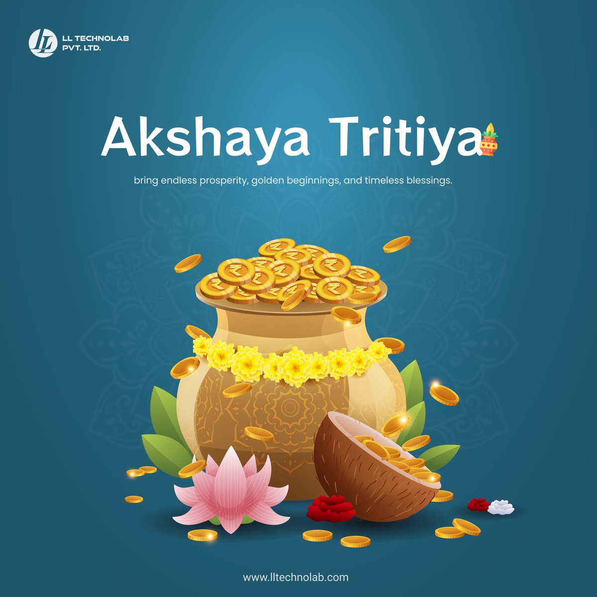 ll_technolab's tweet image. 🌟On this auspicious day, may your life be filled with eternal wealth and happiness. May the blessings of Lord Vishnu and Goddess Lakshmi shower on you and your loved ones. 🌸

Happy Akshaya Tritiya! ✨
.
.
#AkshayTritiya2025 #lltechnolab #DivineBlessings #अक्षय_तृतीया