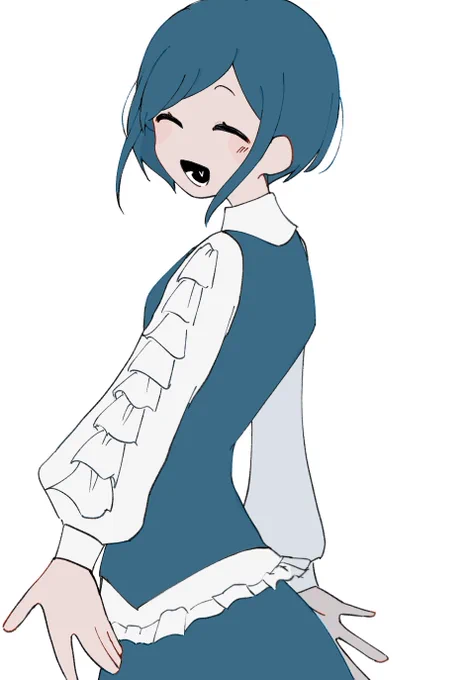 めちゃ𝒄𝒖𝒕𝒆なあざみちゃ描けたぞかわいいかわいいね 