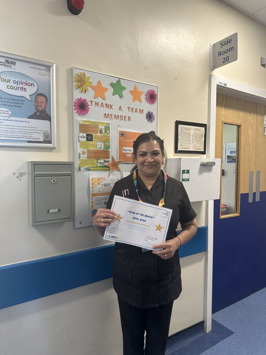 Ward14LGH (@ward14lgh) on Twitter photo Congratulations to this months Star of the month Raj! 🌟 She was nominated multiple times by her colleagues for looking out for staffs wellbeing! 👏🏻 <a href="/victoriaosull13/">Victoria O’sullivan</a> <a href="/vonnieykh/">yvonne kenmuir-hogg</a> <a href="/pathway_team/">Pathway to Excellence®</a> <a href="/UHLSDM/">Olive Nunn - Shared Decision Facilitator at UHL</a> <a href="/UHLNicolaGrant/">Nicola Grant</a> <a href="/UHL_LEAF/">Leicester Excellence Accreditation Framework</a> Congratulations to this months Star of the month Raj! 🌟 She was nominated multiple times by her colleagues for looking out for staffs wellbeing! 👏🏻 <a href="/victoriaosull13/">Victoria O’sullivan</a> <a href="/vonnieykh/">yvonne kenmuir-hogg</a> <a href="/pathway_team/">Pathway to Excellence®</a> <a href="/UHLSDM/">Olive Nunn - Shared Decision Facilitator at UHL</a> <a href="/UHLNicolaGrant/">Nicola Grant</a> <a href="/UHL_LEAF/">Leicester Excellence Accreditation Framework</a>