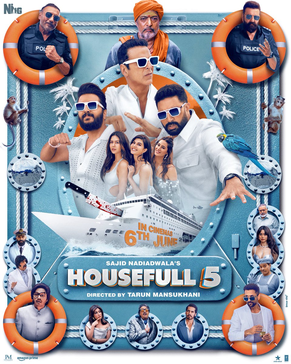 The STARCAST - the CONCEPT and the ALL THE MADNESS will bring TSUNAMI at the Box-Office 🎬✅ #Housefull5 

 <a href="/akshaykumar/">Akshay Kumar</a> <a href="/Riteishd/">Riteish Deshmukh</a> <a href="/duttsanjay/">Sanjay Dutt</a>