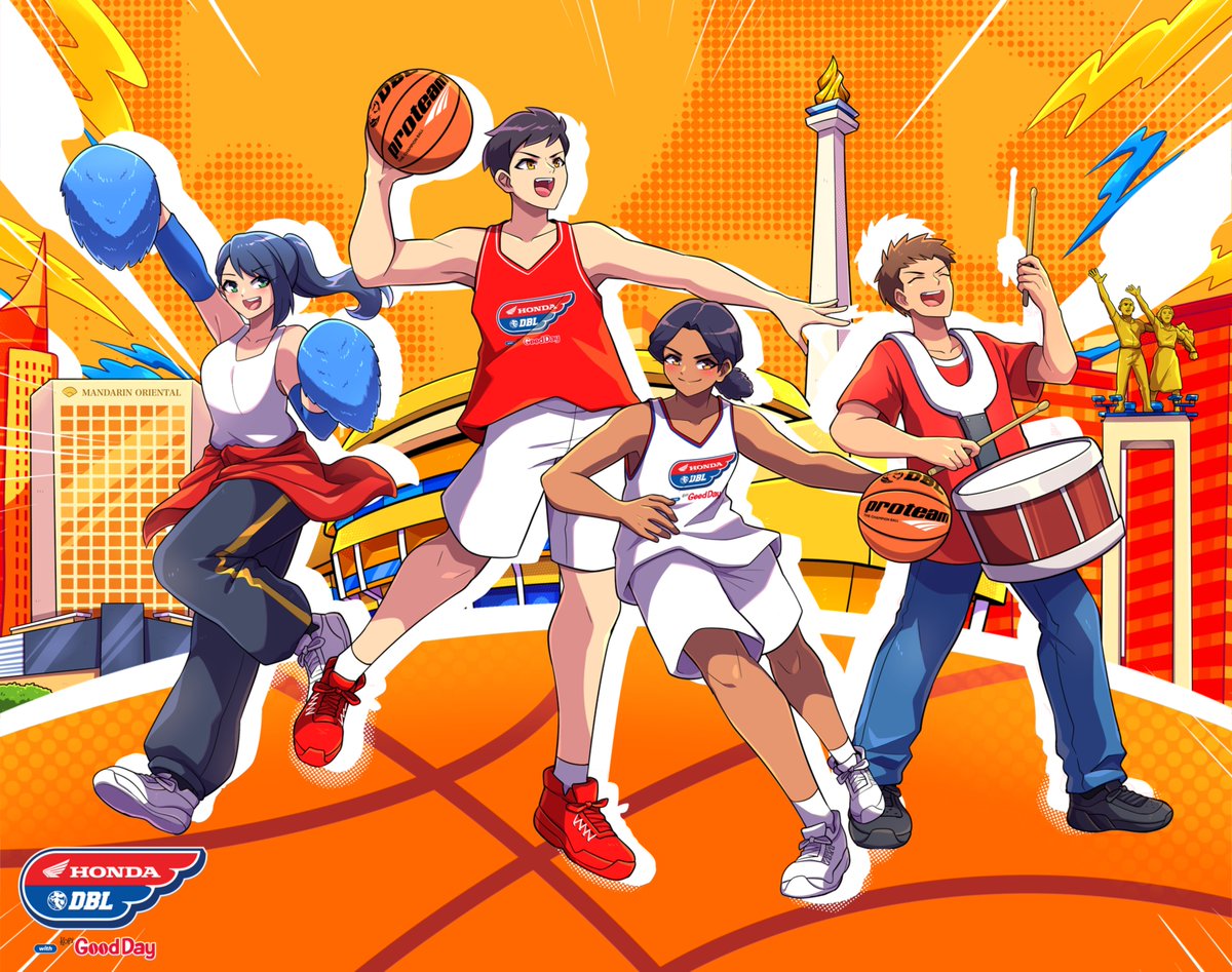 Aitho8's tweet image. my latest work in 2024 as an key visual illustrator for honda DBL with Kopi Good day  basketball competition
check the link for the sheets and others:
behance.net/gallery/224140…

#illustration #illustrator #keyvisual #basketball #sport #DBLindonesia #honda #characterdesign