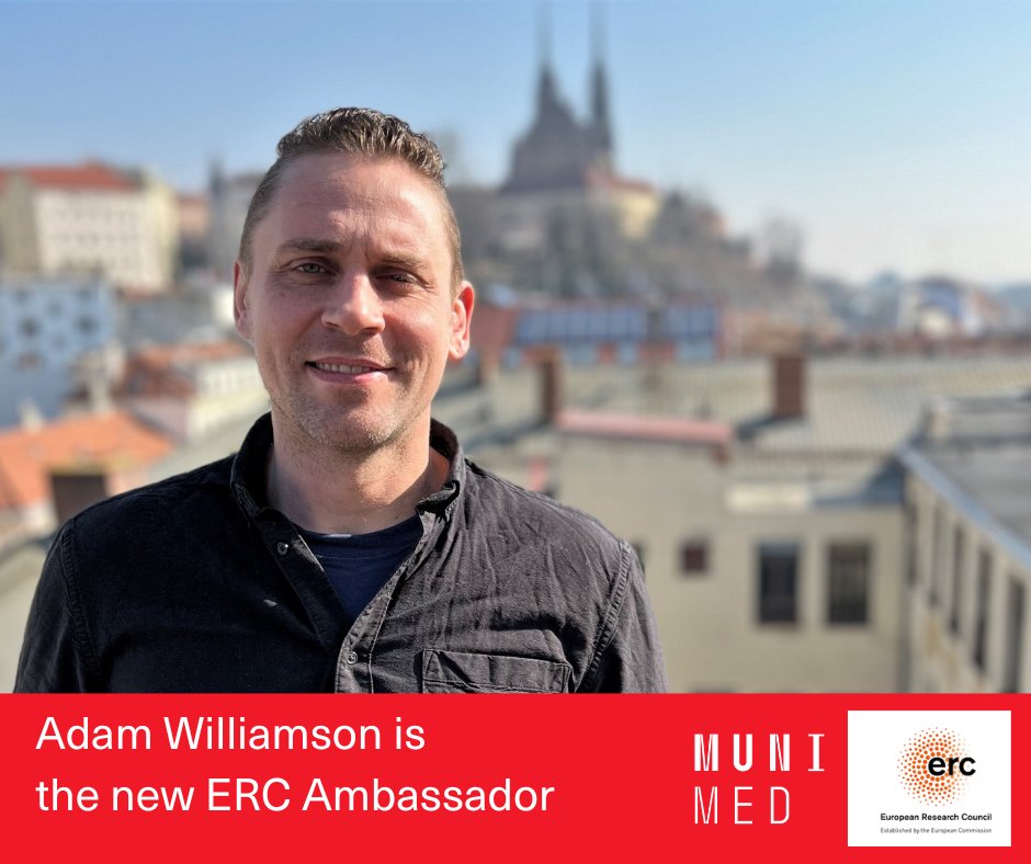 Science @ MED MUNI (@science_medmuni) on Twitter photo Adam Williamson from the joint site with <a href="/FNUSA_ICRC/">International Clinical Research Center</a> is the Czech ambassador of <a href="/ERC_Research/">European Research Council (ERC)</a>
With his 5⃣ ERC grants, he is one of the most successful investigators of this prestigious scheme in 🇨🇿
med.muni.cz/en/research-an… Adam Williamson from the joint site with <a href="/FNUSA_ICRC/">International Clinical Research Center</a> is the Czech ambassador of <a href="/ERC_Research/">European Research Council (ERC)</a>
With his 5⃣ ERC grants, he is one of the most successful investigators of this prestigious scheme in 🇨🇿
med.muni.cz/en/research-an…