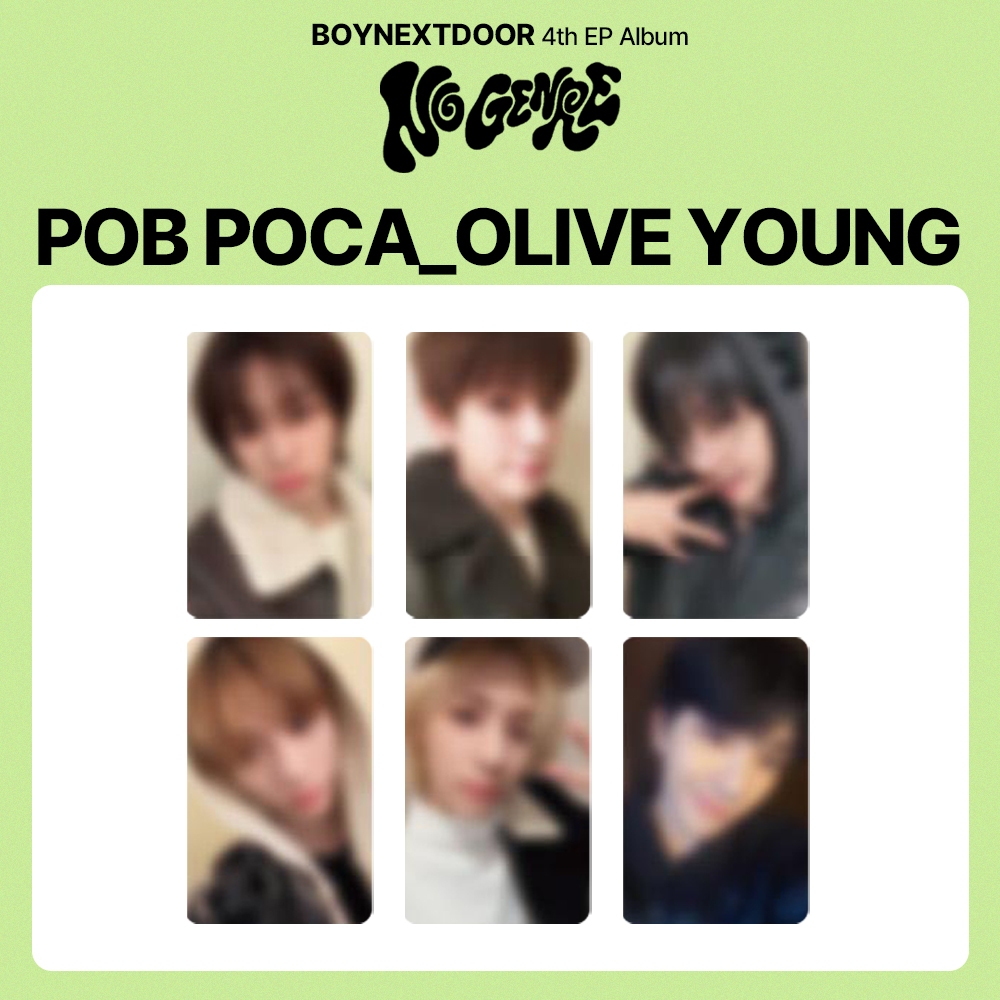 ✨BOYNEXTDOOR 4th EP Album ' No Genre ' ✨ OLIVE YOUNG POB