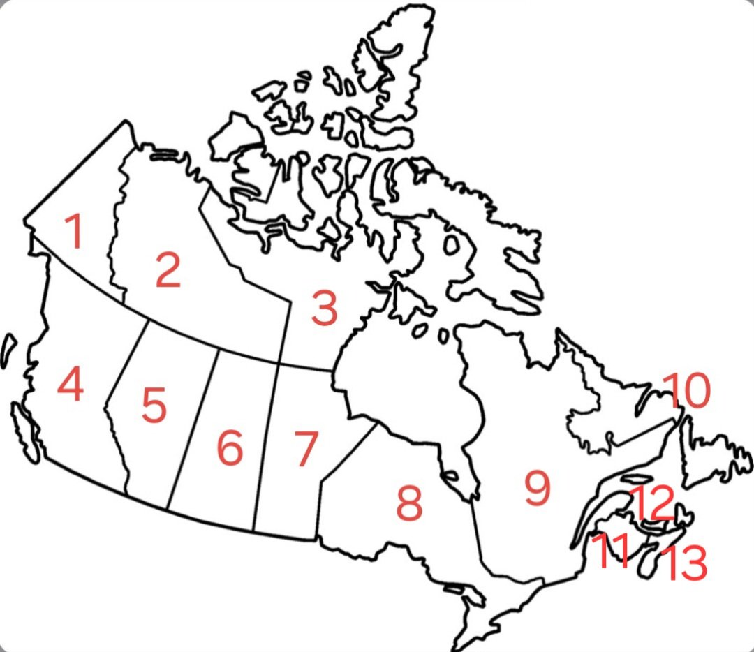 tmhayes77's tweet photo. @blondehotcoffee I got it, but I'm a geography nerd, not the typical idiot American:
1. Yukon
2. Northwest Territories
3. Nunavut
4. British Columbia
5. Alberta
6. Saskatchewan
7. Manitoba
8. Ontario
9. Quebec
10. Newfoundland &amp; Labrador
11. New Brunswick
12. Prince Edward Island
13. Nova Scotia https://t.co/tU0h1ai5sD