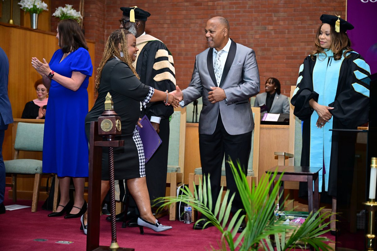 Still celebrating our scholars recognized during Morris Brown College's first Honors Convocation in more than 20 years! It was a special day to recognize our outstanding students and to pay tribute to a descendant of professor and advocate W.E.B. Du Bois. #MorrisBrownCollege