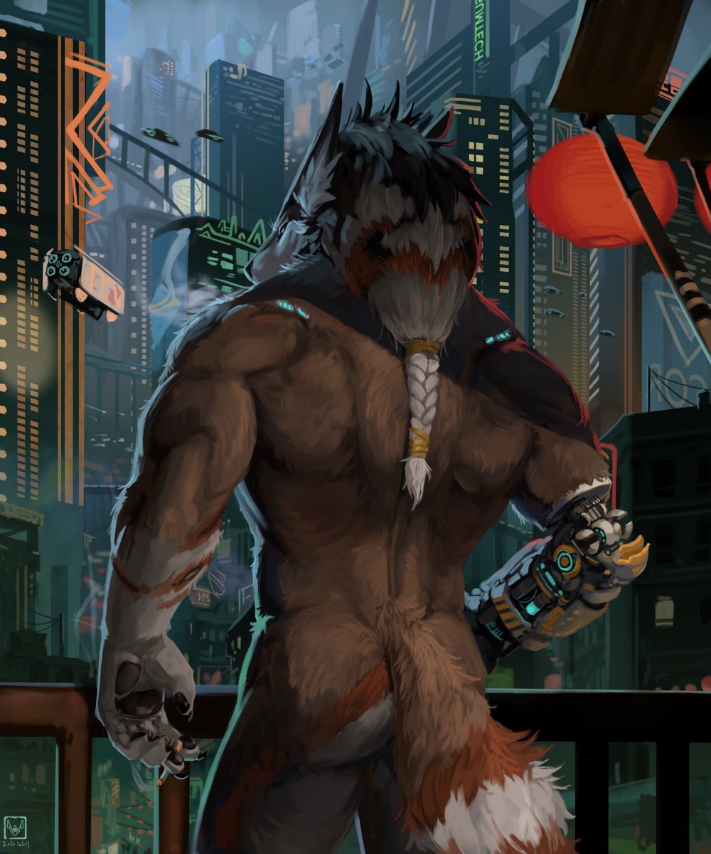 사이버펑크 늑대