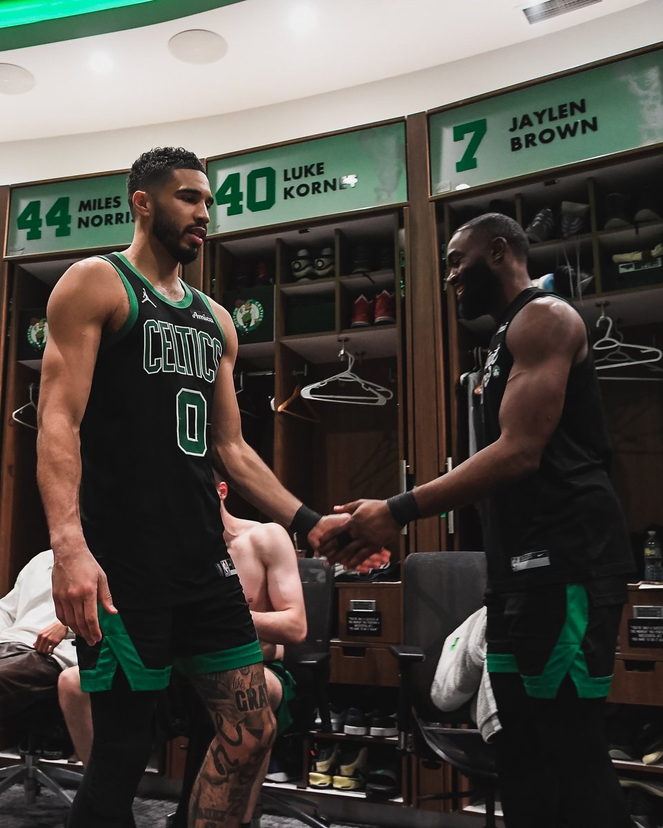 celtics's tweet photo. Good night 😏 https://t.co/VD51GTBFjK