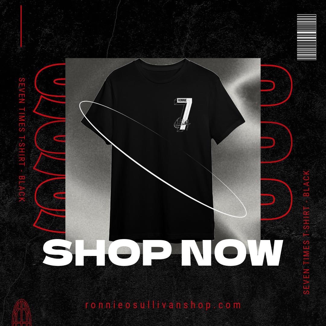I’ve just launched a new range of clothing, drinkware, memorabilia &amp; more – all live now at my official shop 🎱

Check it out and let me know what you think 👉 ronnieosullivanshop.com