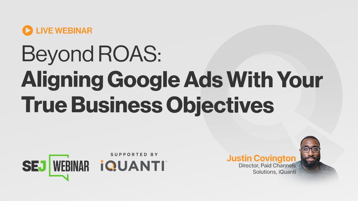 sejournal's tweet image. Today’s the day!

Don’t miss your chance to hear from Justin Covington of iQuanti as he walks through tested bidding strategies and smart ways to improve your PPC performance.

Final chance to register: hubs.li/Q03hzSMp0

#GoogleAds #PPCPerformance #Marketing
